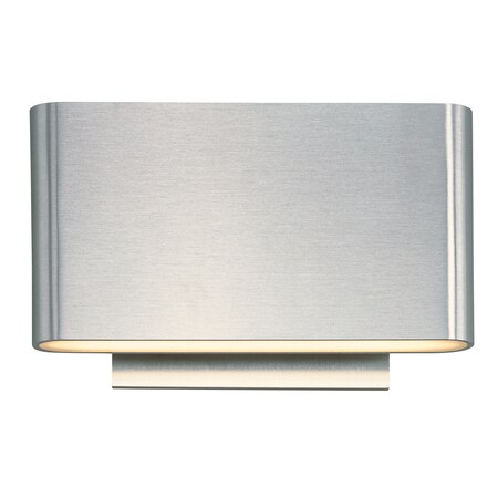 Et2 Alumilux Sconce 6-Light 6.75" Wide Satin Aluminum Wall Sconce E41310-SA